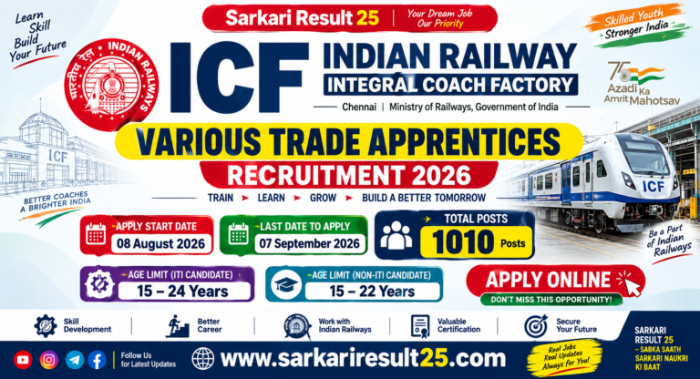 ICF Apprentice Recruitment 2026
